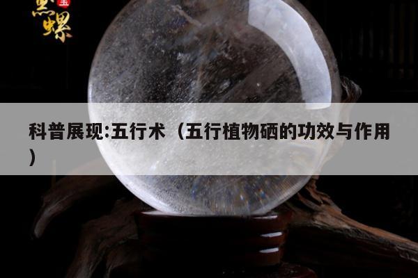 科普展现:五行术（五行植物硒的功效与作用）