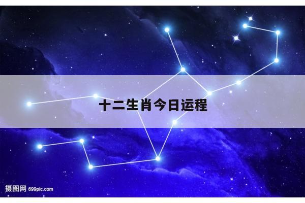 十二生肖今日运程