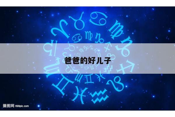 爸爸的好儿子